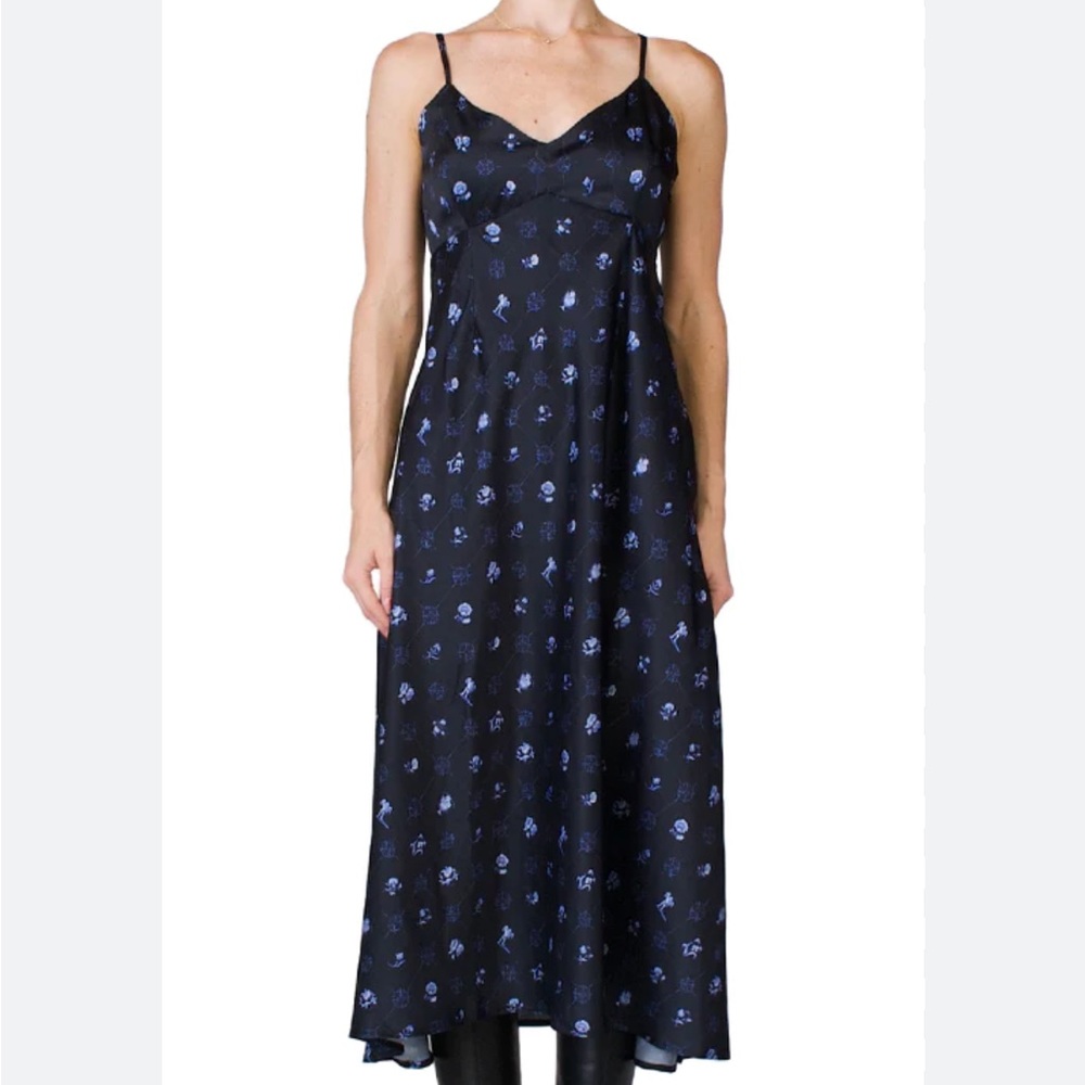 NWT Ciao Lucia midi tuile verdi dress
